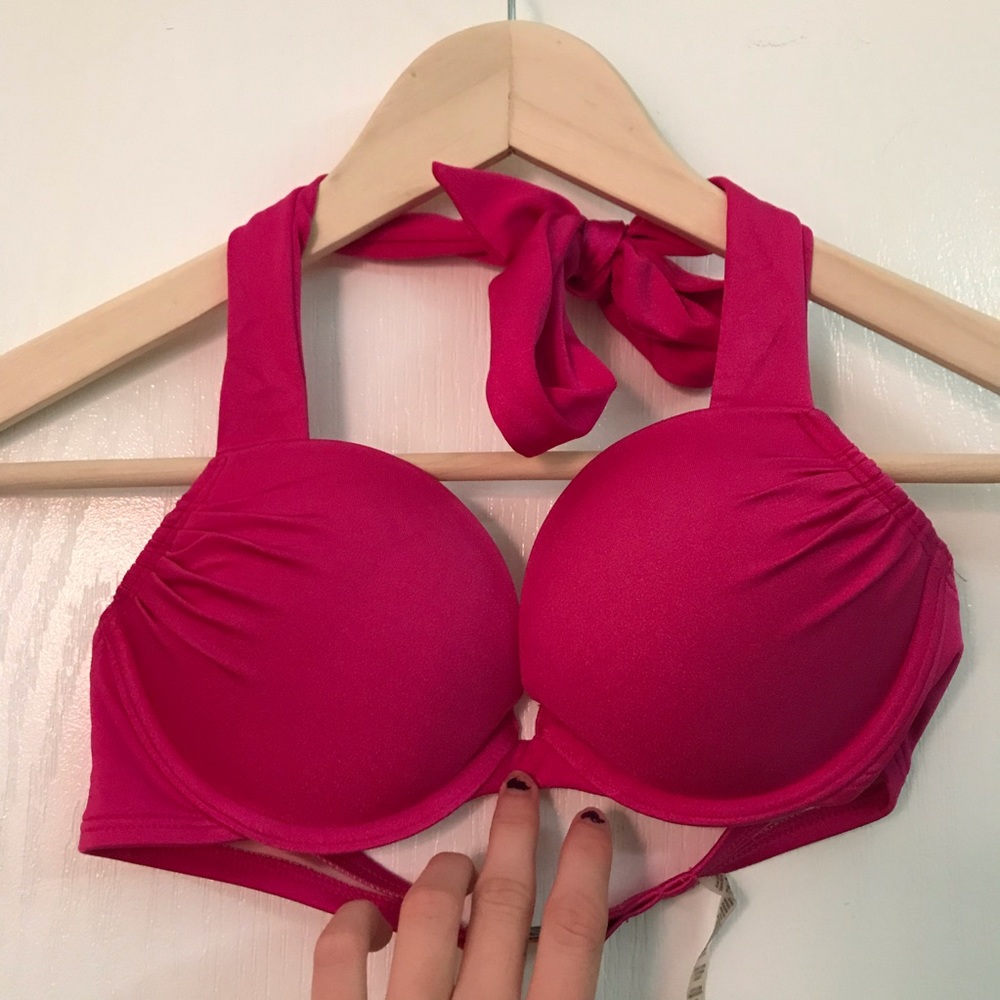 Pink Victorias secret bikini top